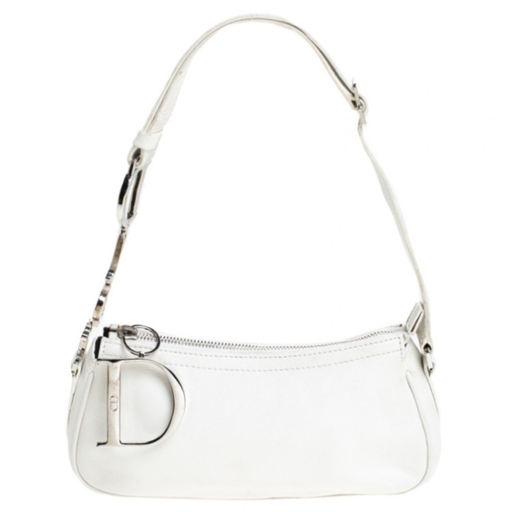 NOT FOR SALE!!!! ISO!! vintage white dior charm shoulder bag